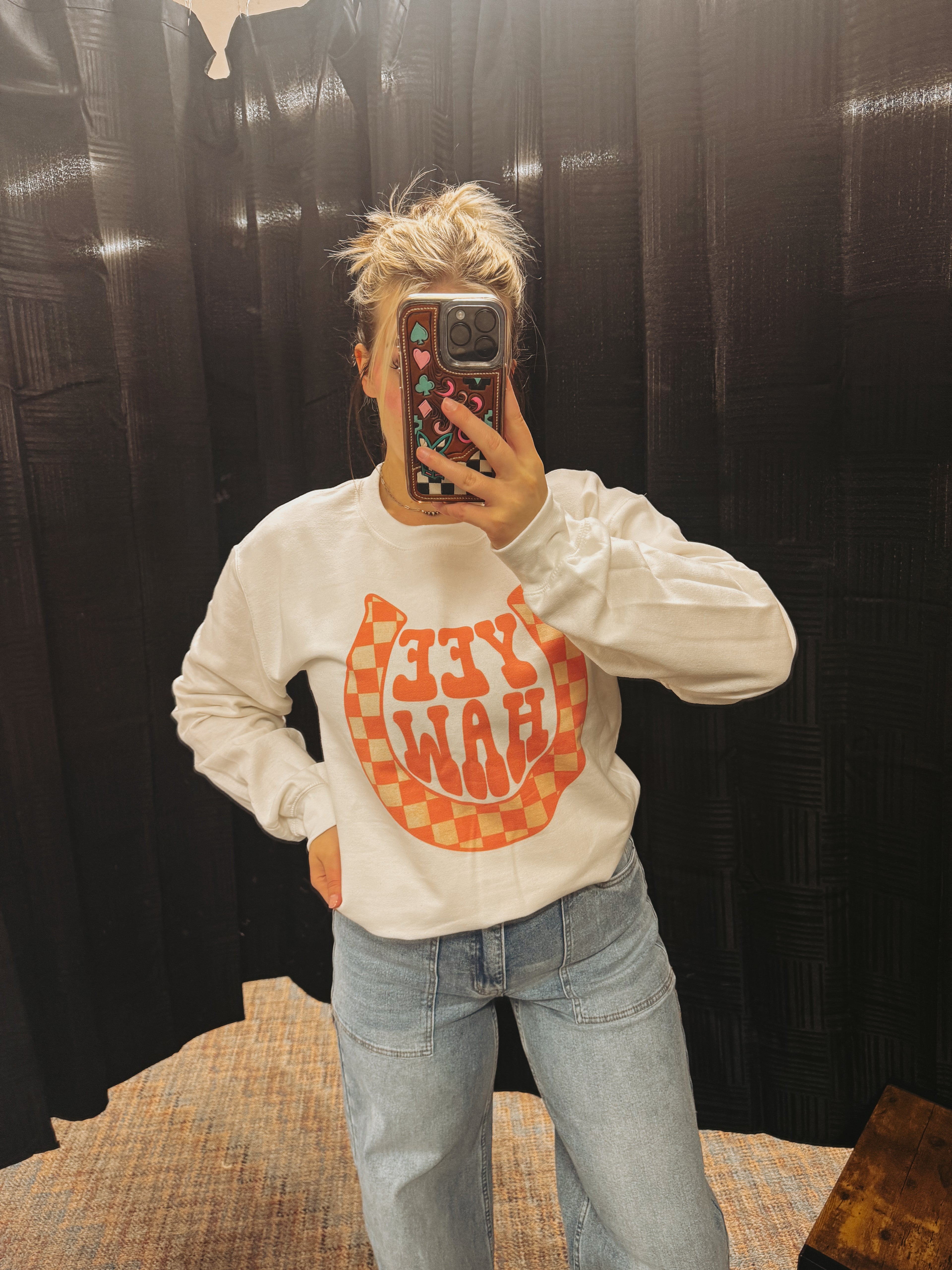 Yeehaw Horseshoe Crewneck