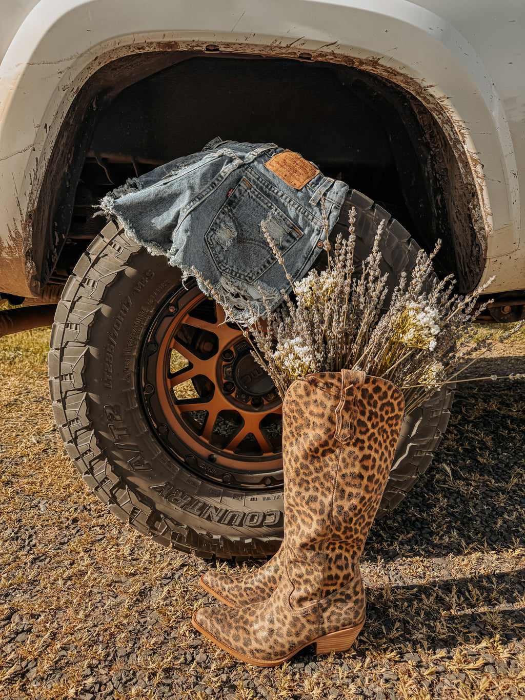 Leopard Lariat Boots