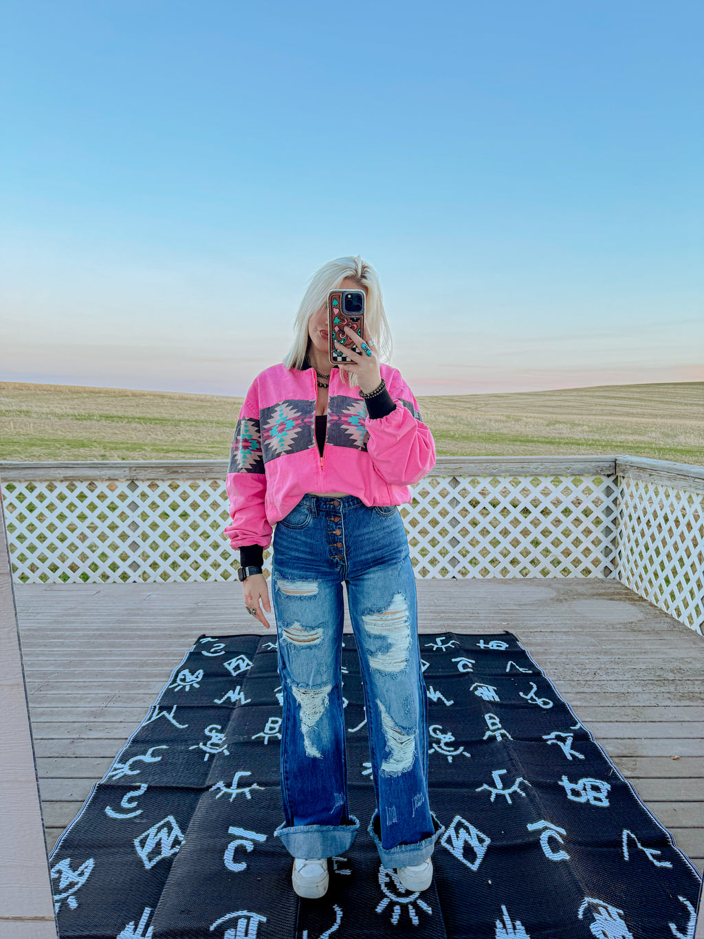 ROWDY BARBIE BOMBER JACKET