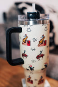 Vintage Cowboy Tumbler 40oz