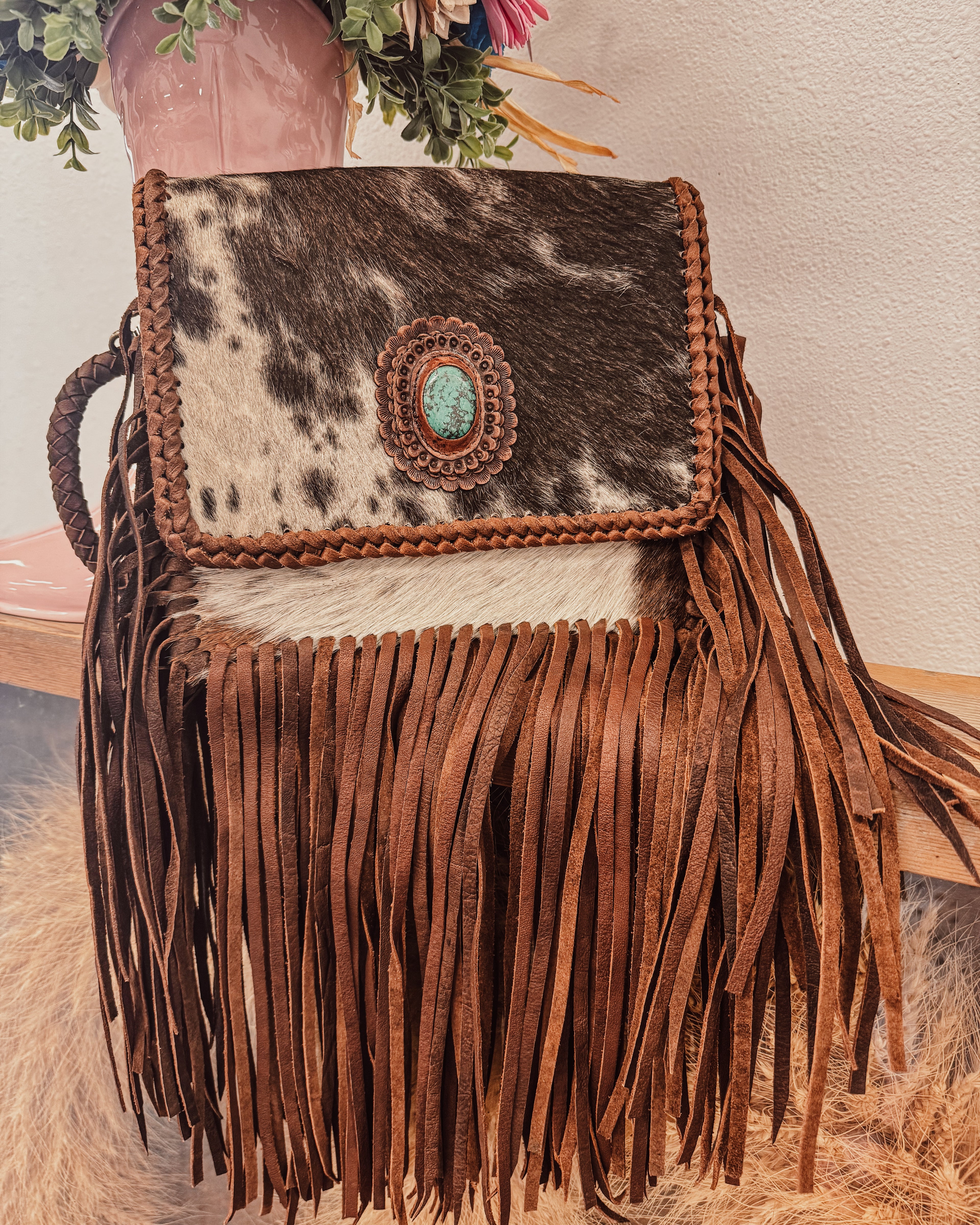 The Rodeo Luxe Genuine Leather Crossbody Bag