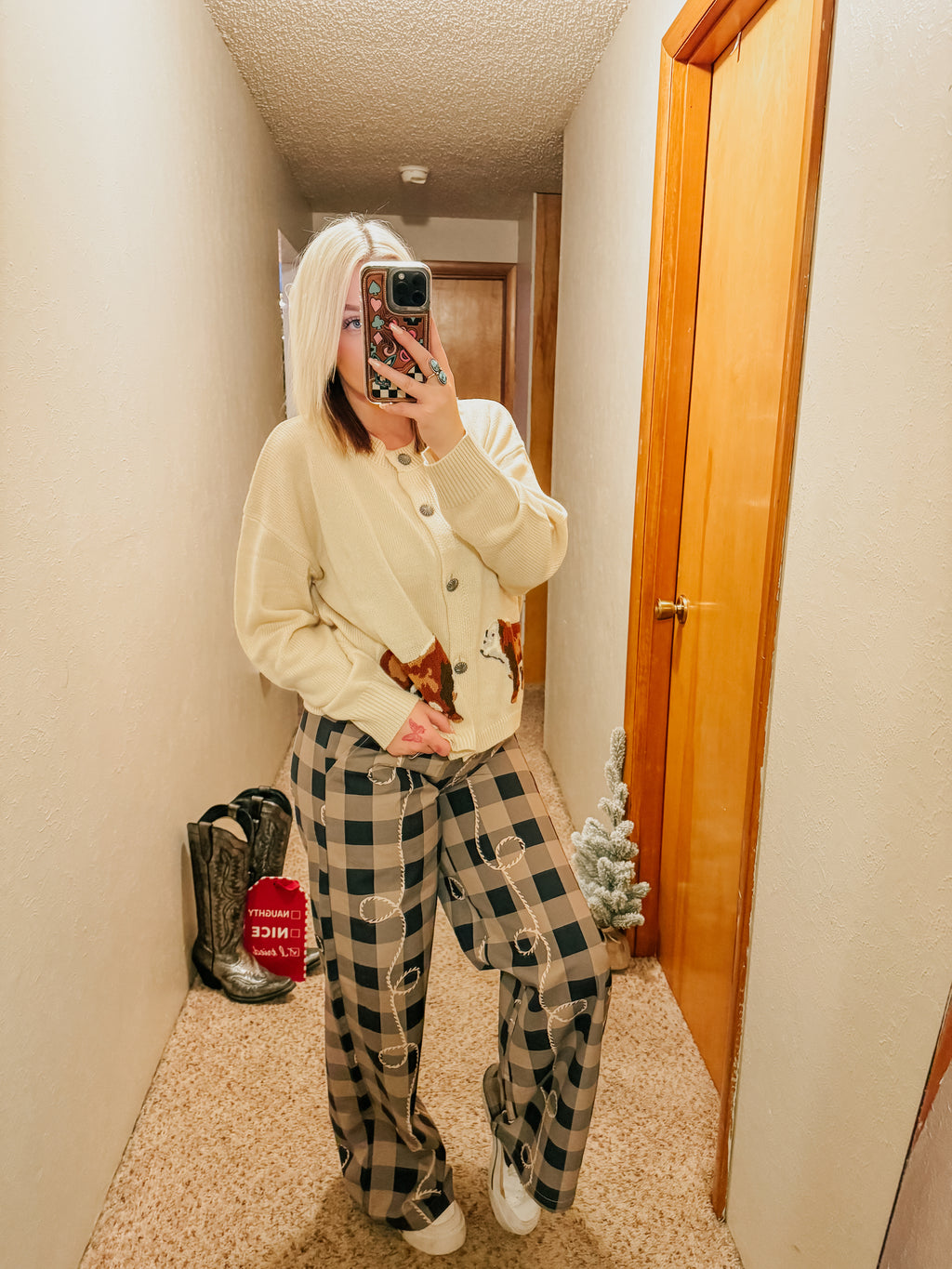 Backroad Babe Gingham Pant