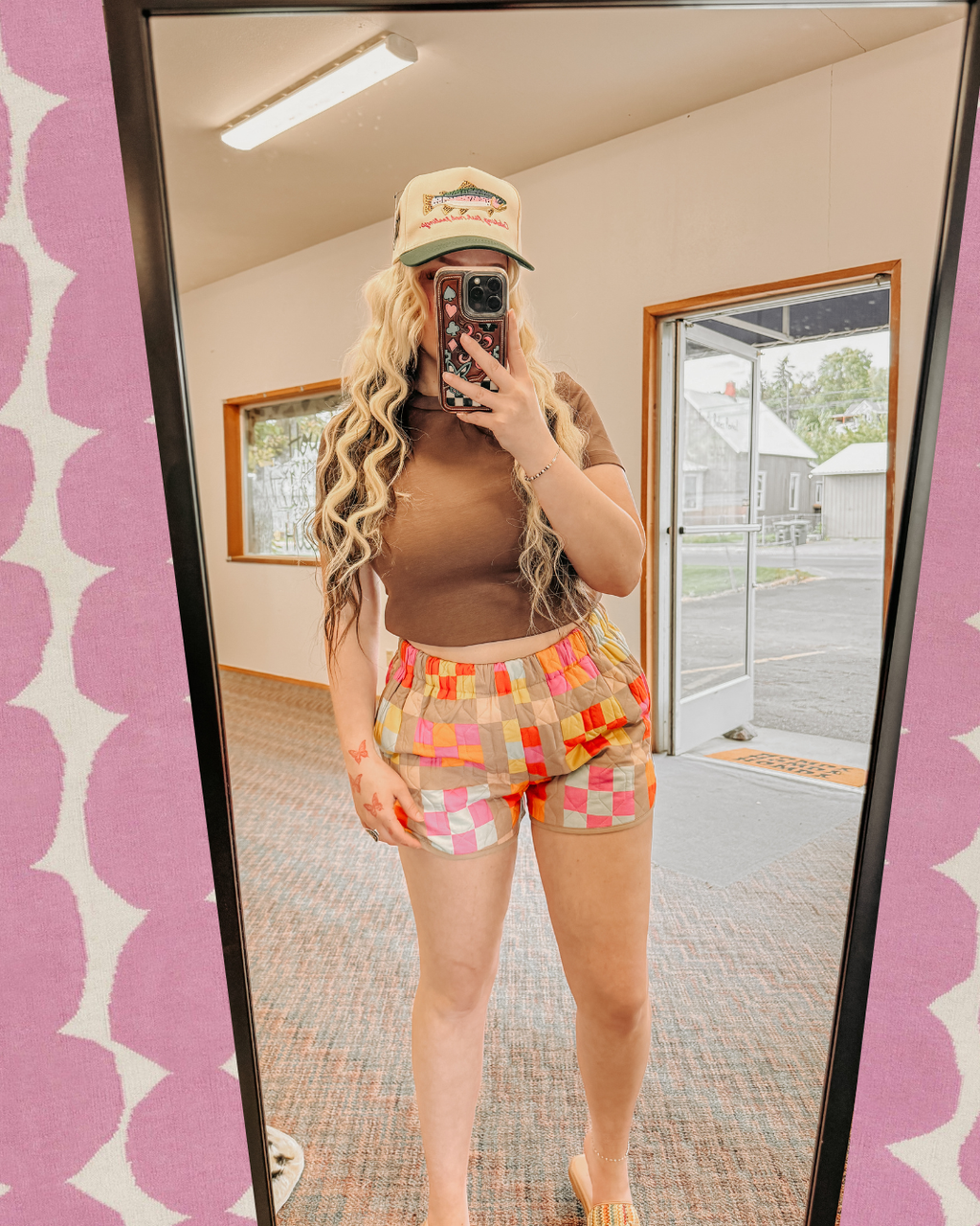 Fruit Stand Funk Quilted Shorts