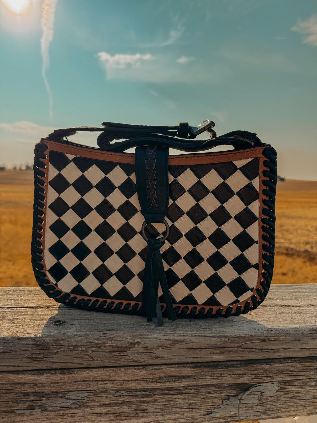 CHECK’D OUT SHOULDER BAG