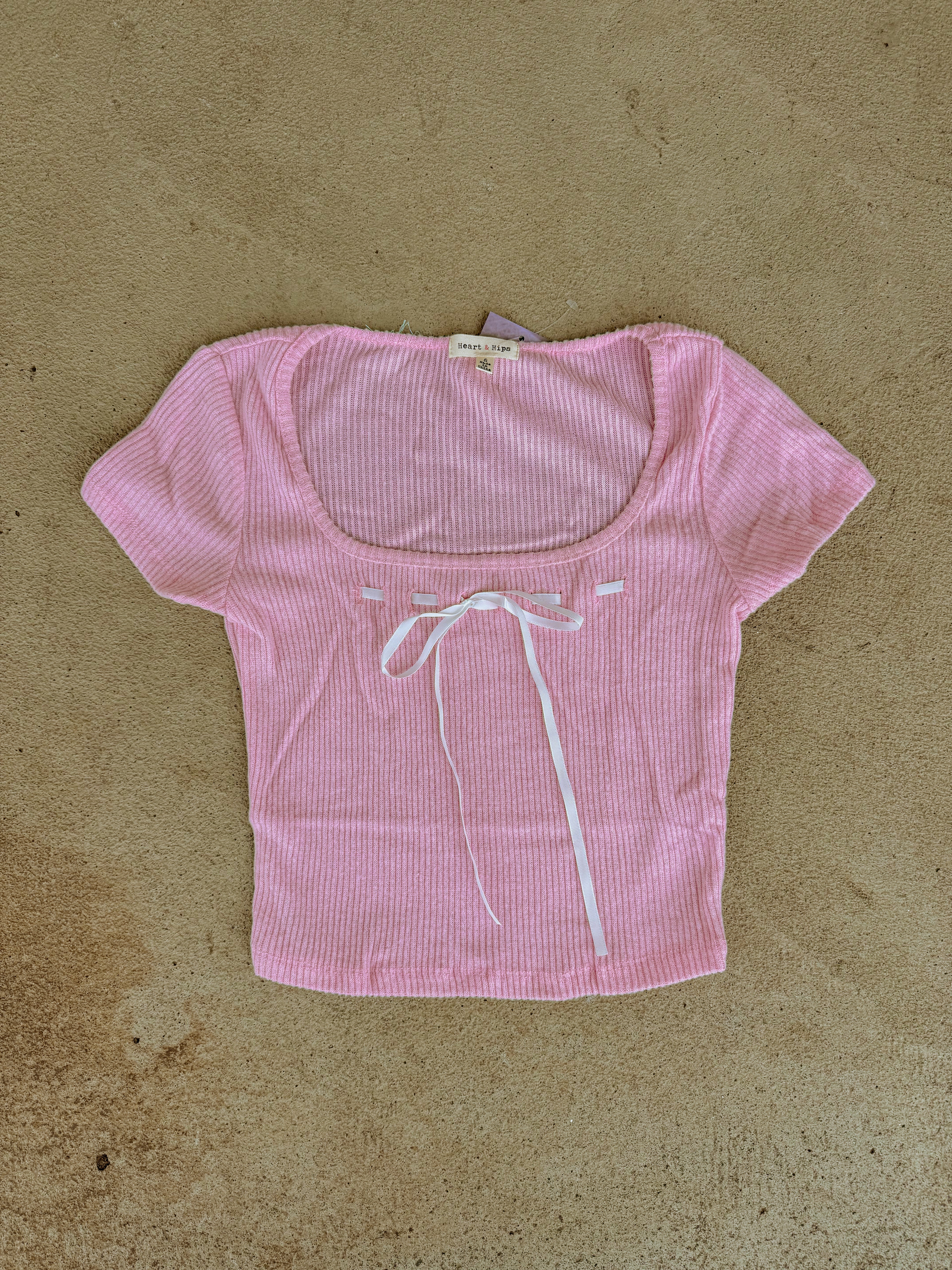 Daisy Tie Top Pink