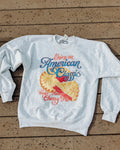 Sweet as Cherry Pie Boxy Cotton Sweatshirt
