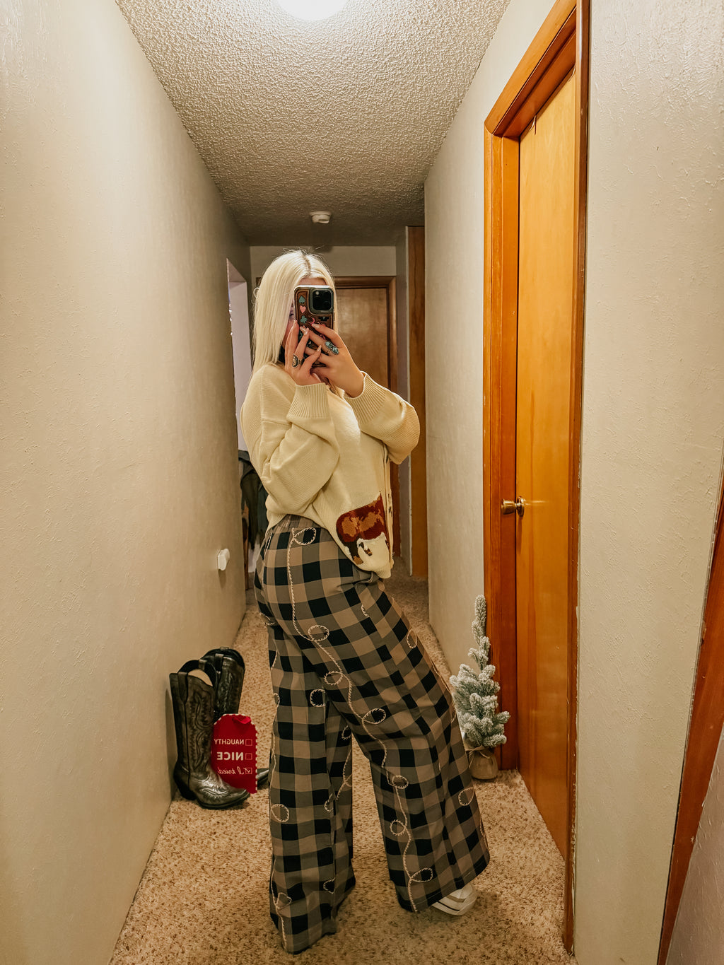 Backroad Babe Gingham Pant