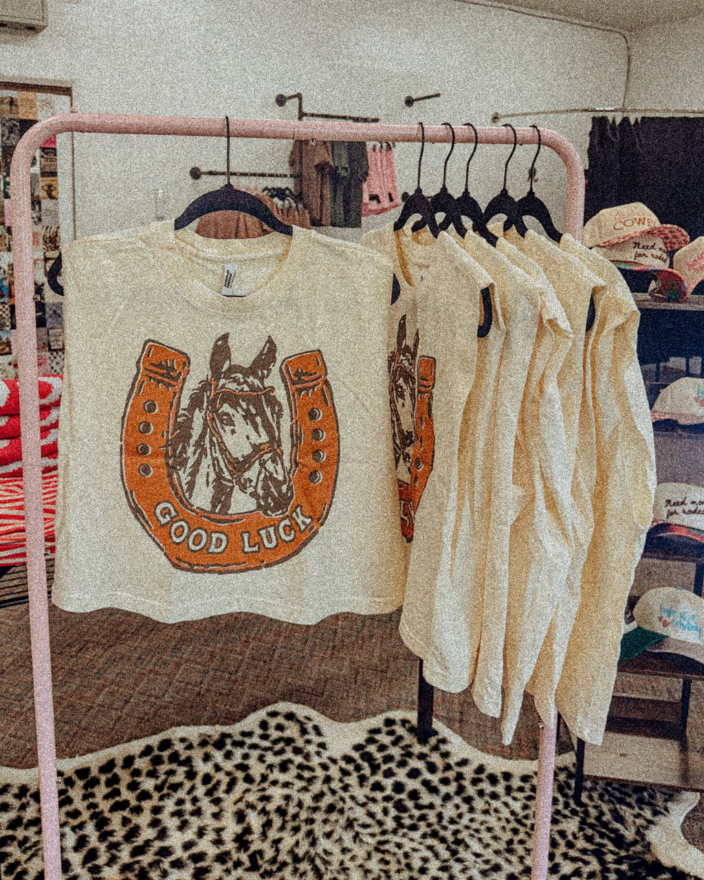 Fortune Favors the Cowgirl Boxy Tank