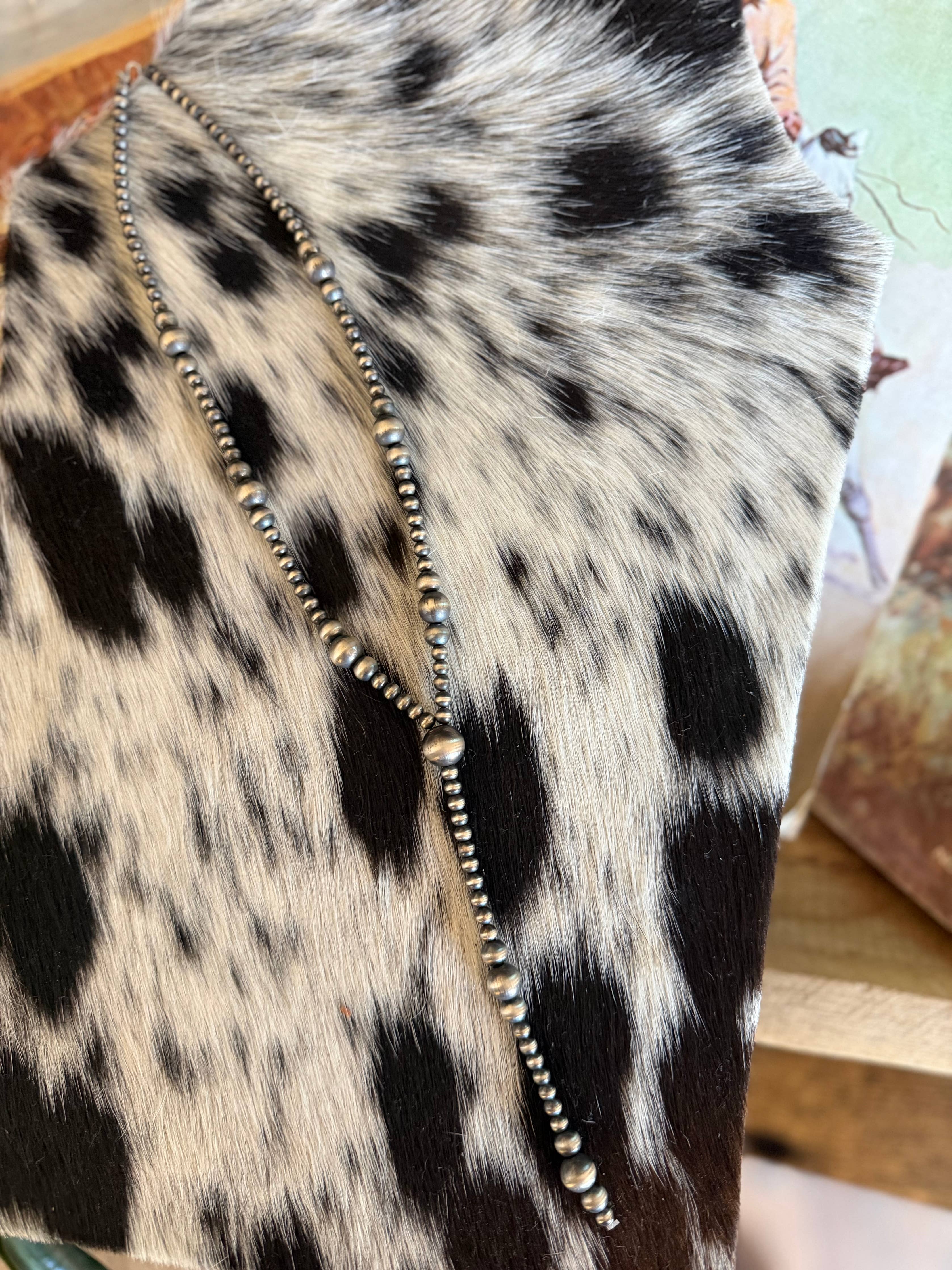 Lonesome Silver Lariat Necklace