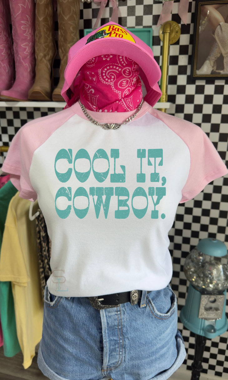 Cool it Cowboy Baby Tee