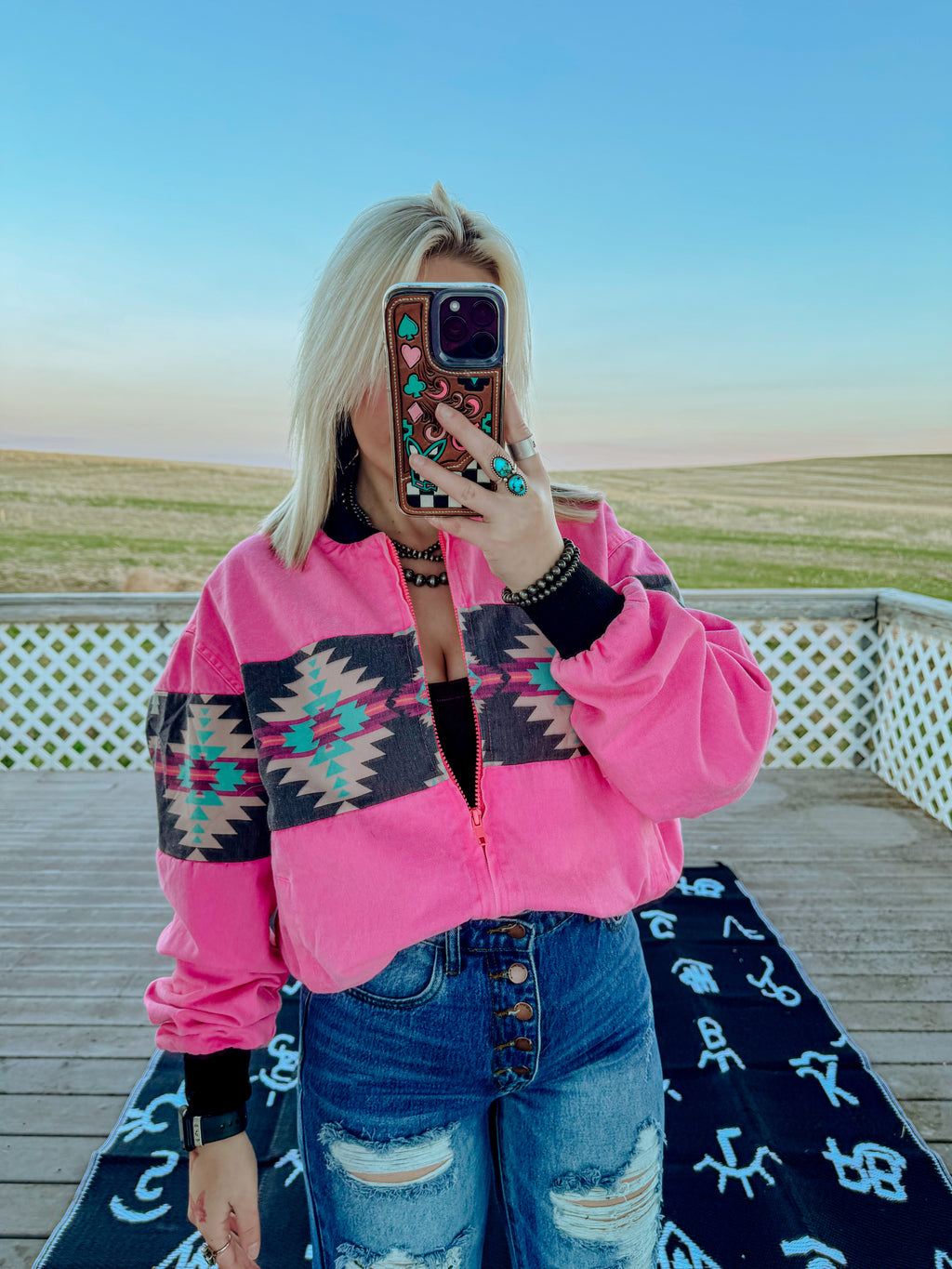 ROWDY BARBIE BOMBER JACKET