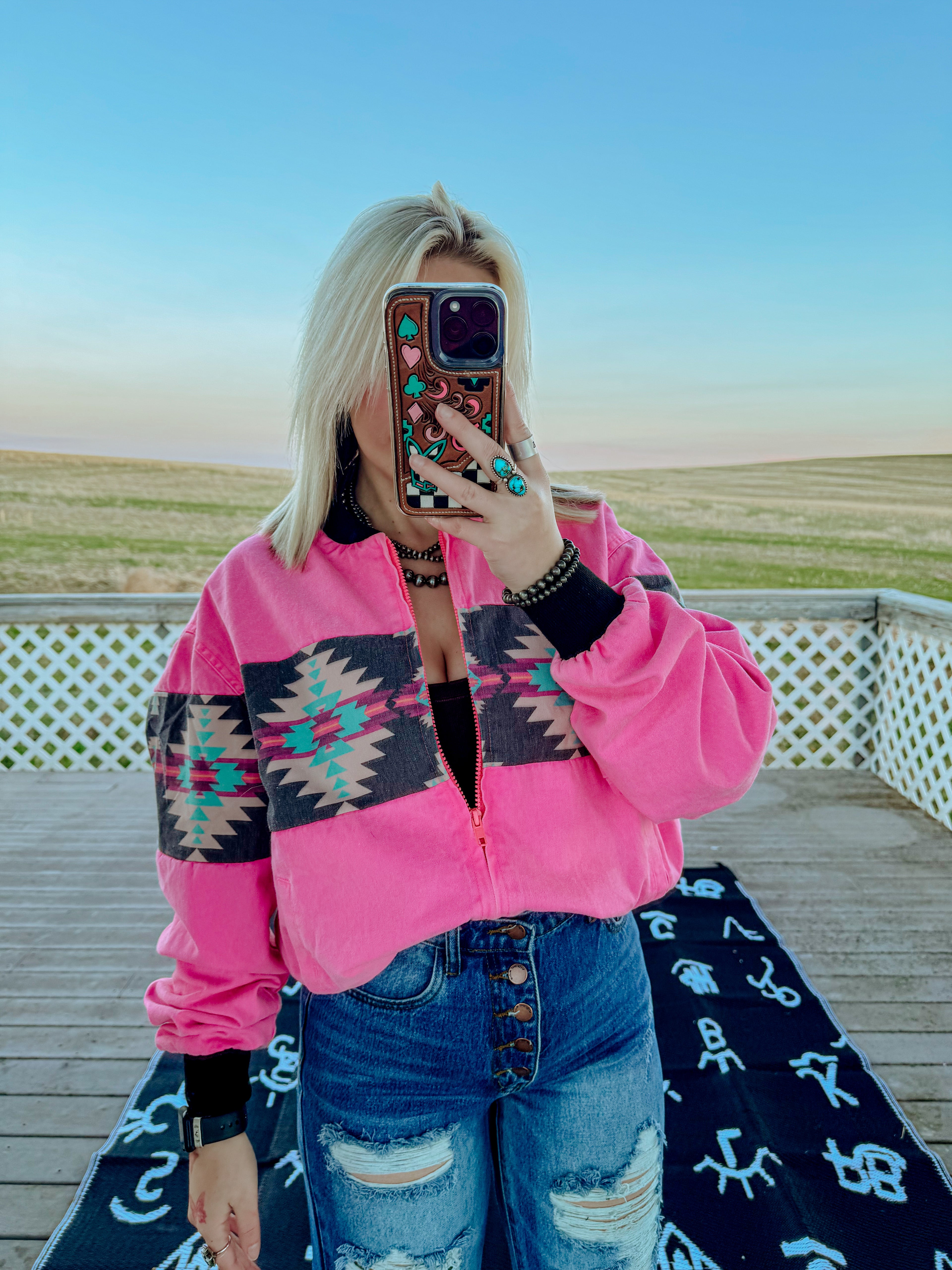 ROWDY BARBIE BOMBER JACKET