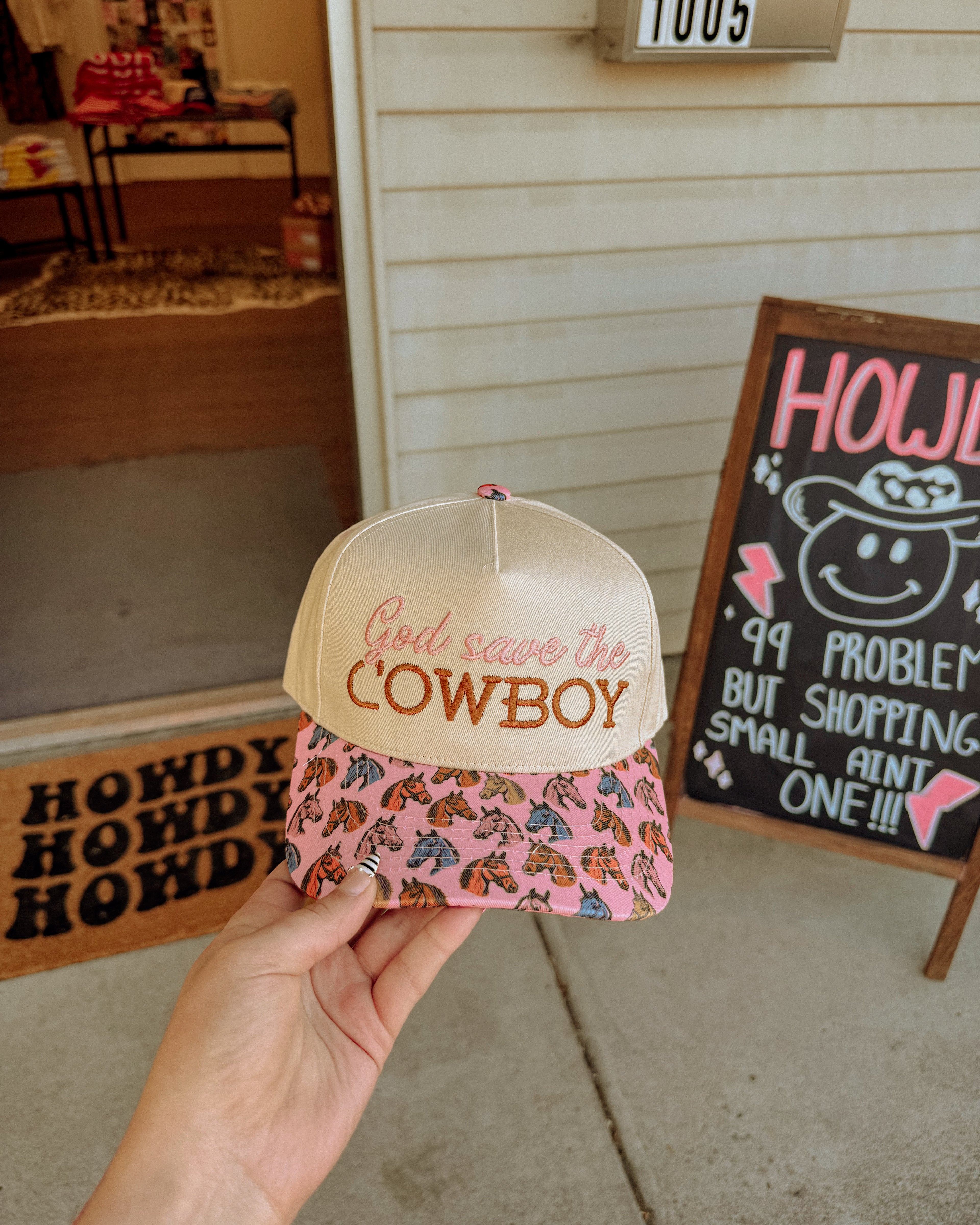 God Save The Cowboys Trucker