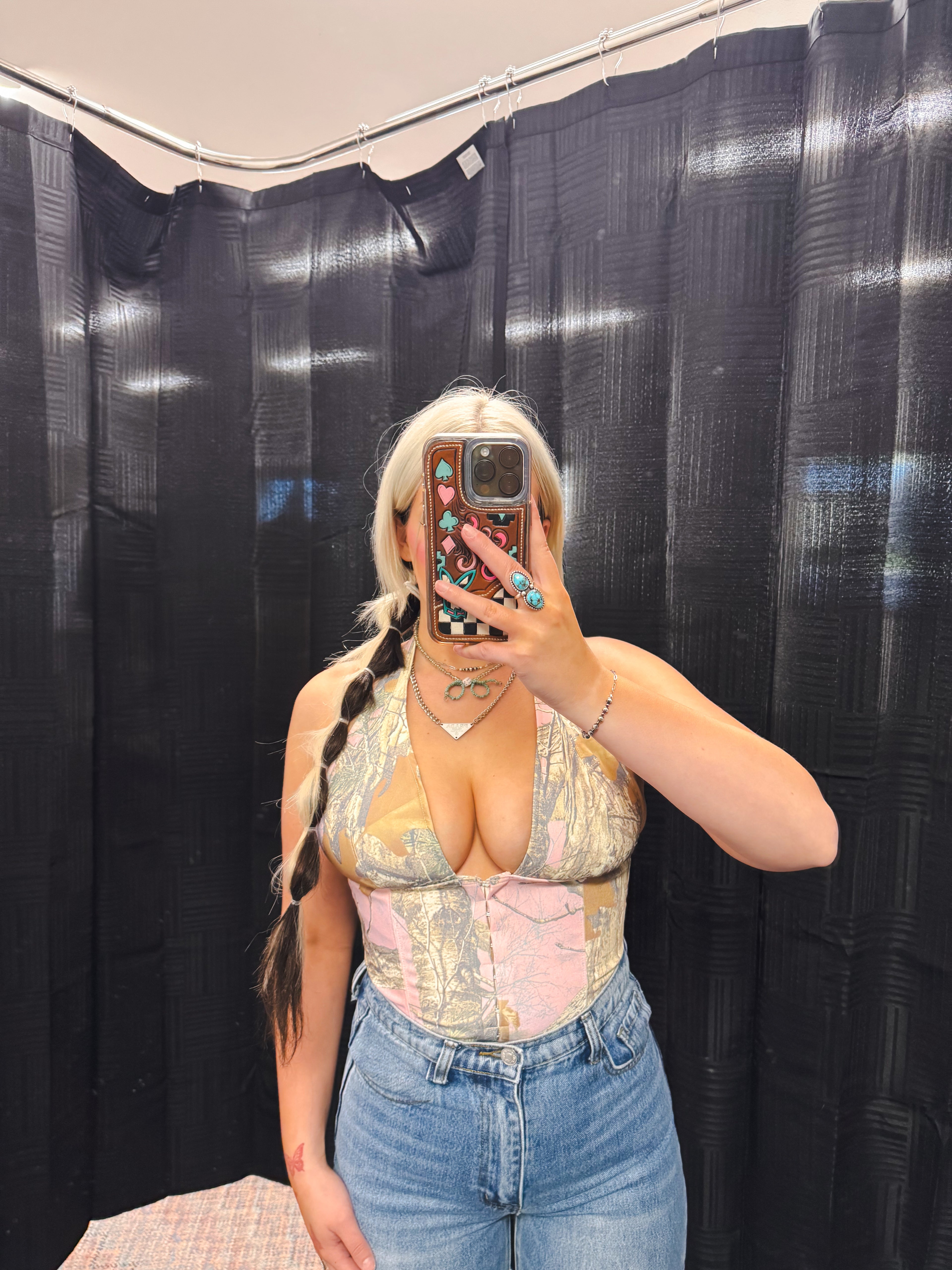 Blush Bandit Camo Halter Corset