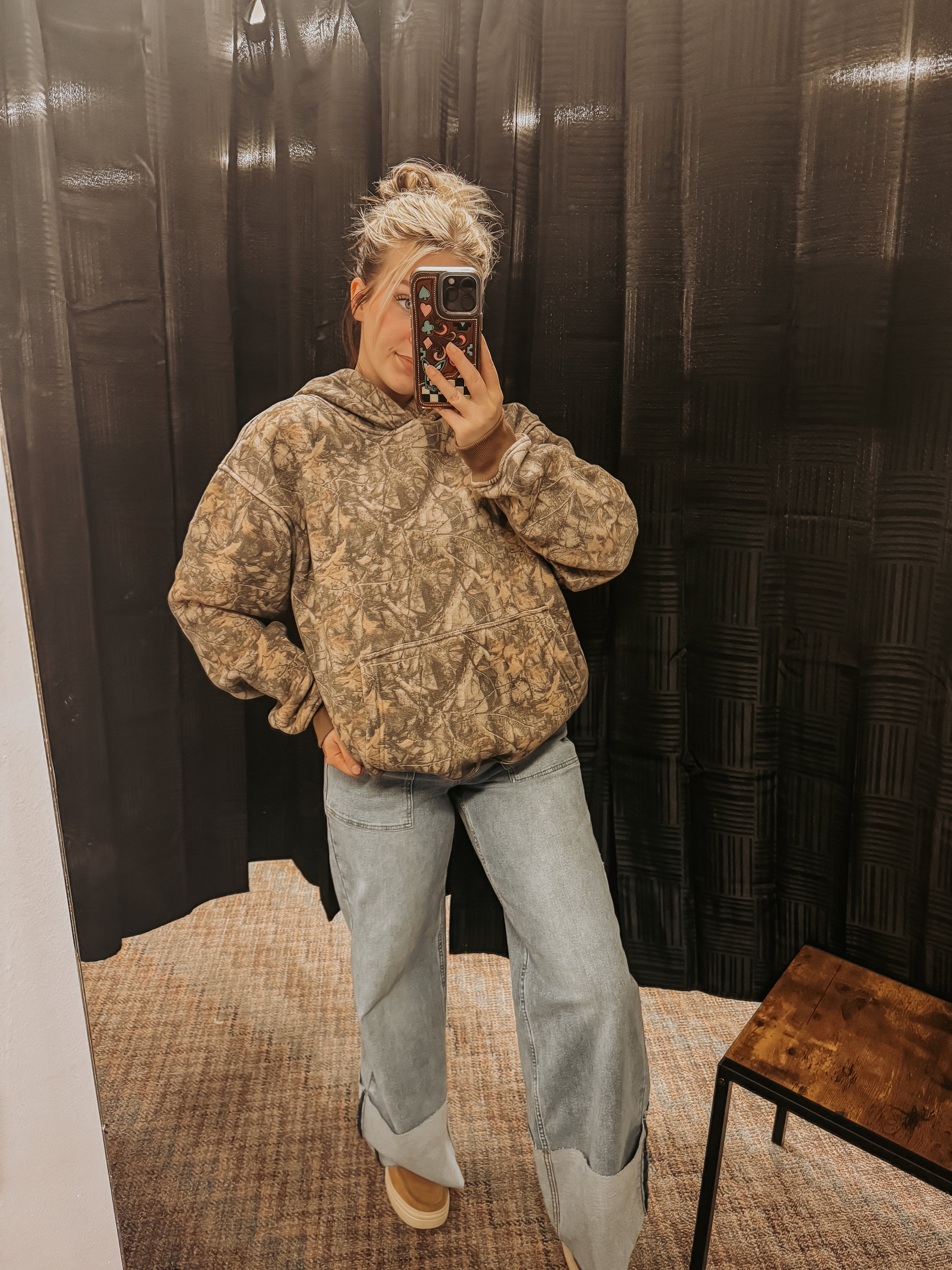 BAYOU DARKWOOD CAMO FLEECE HOODIE