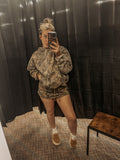 Bayou Darkwood Camo Fleece Mini Skort