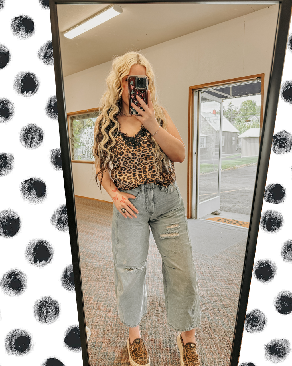 Sienna Leopard Lace Tank