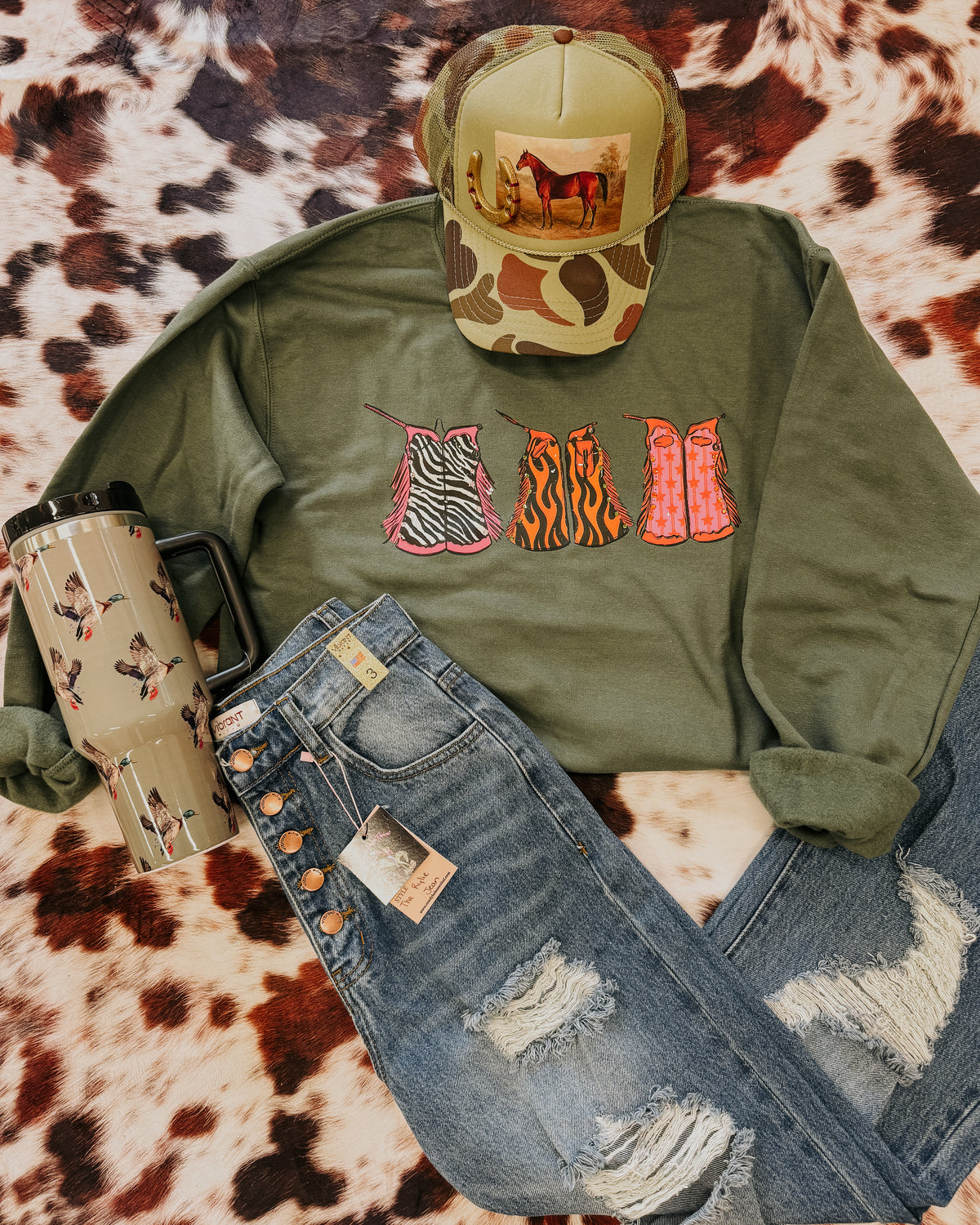 Funky Chappy Crewneck