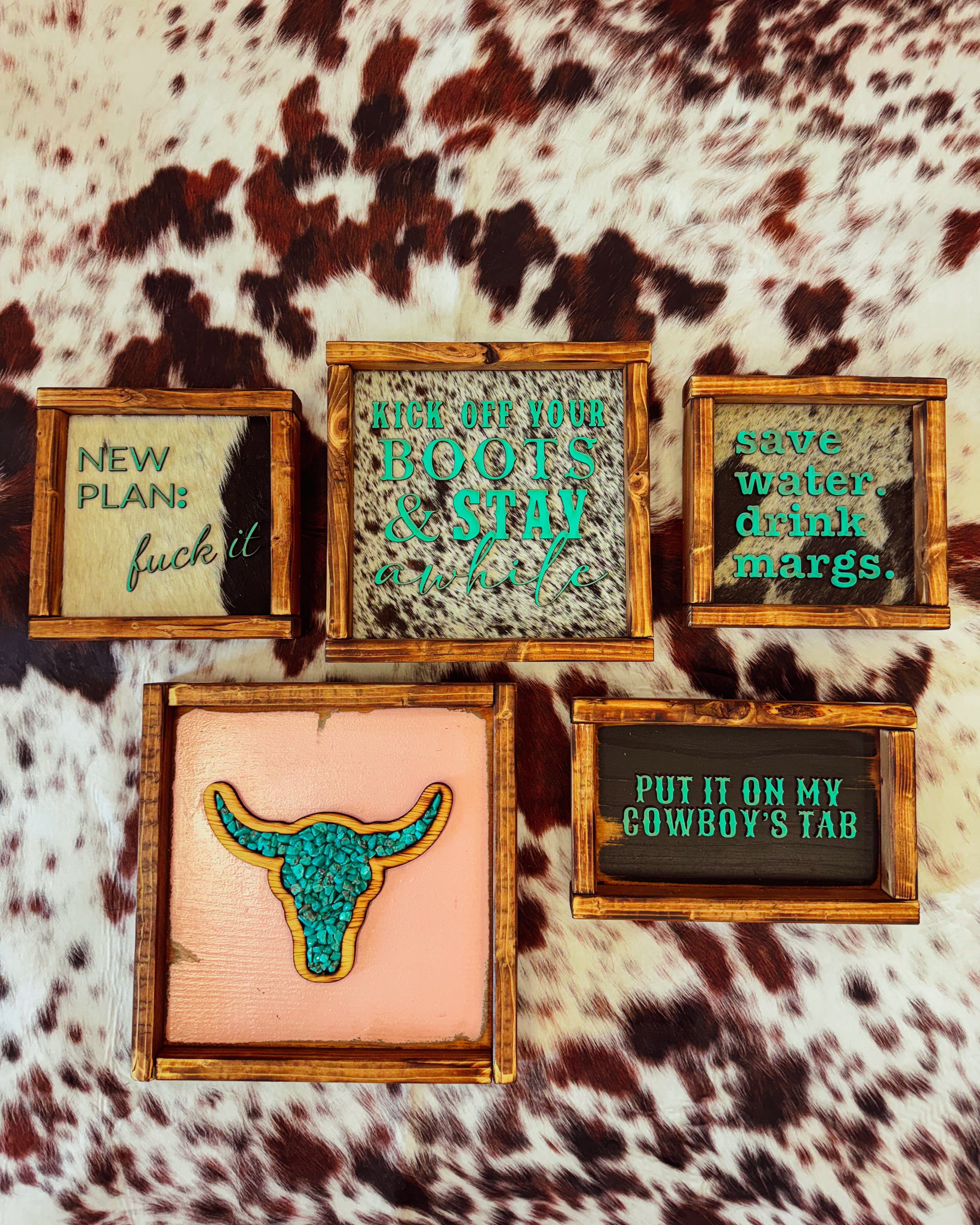 Kick Off Your Boots & Stay Awhile Framed Sign