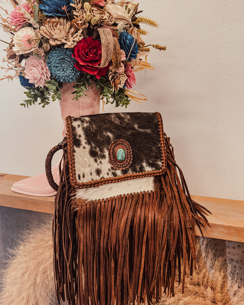 The Rodeo Luxe Genuine Leather Crossbody Bag
