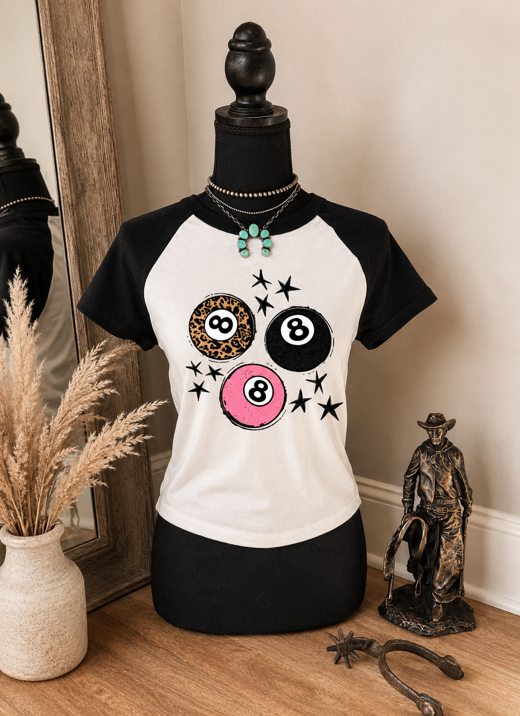 Lucky 8 Baby Tee  