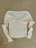 Daisy Tie Top Peachy