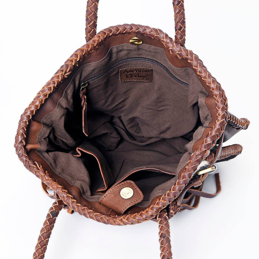 The Lone Star Luxe Genuine Leather Shoulder Bag