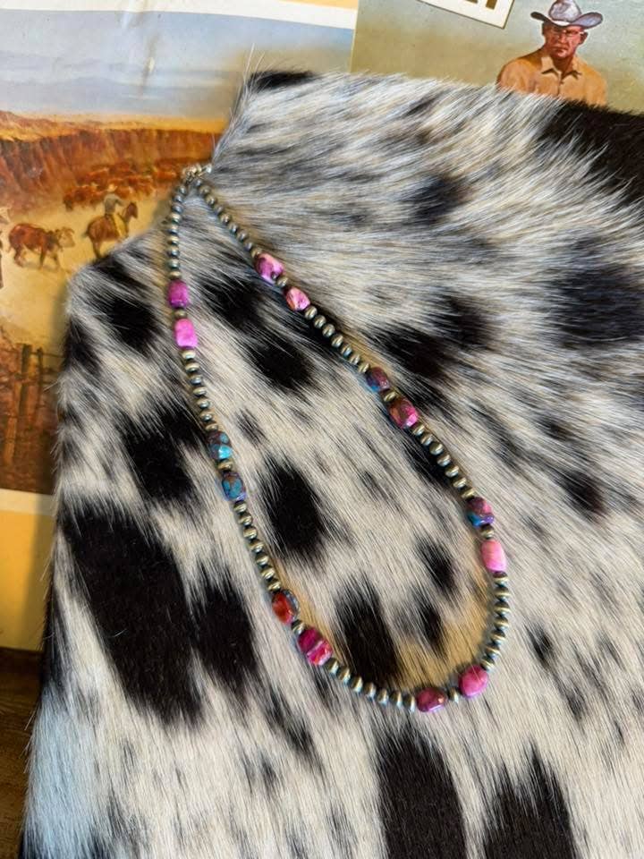 Pink Pony Necklace