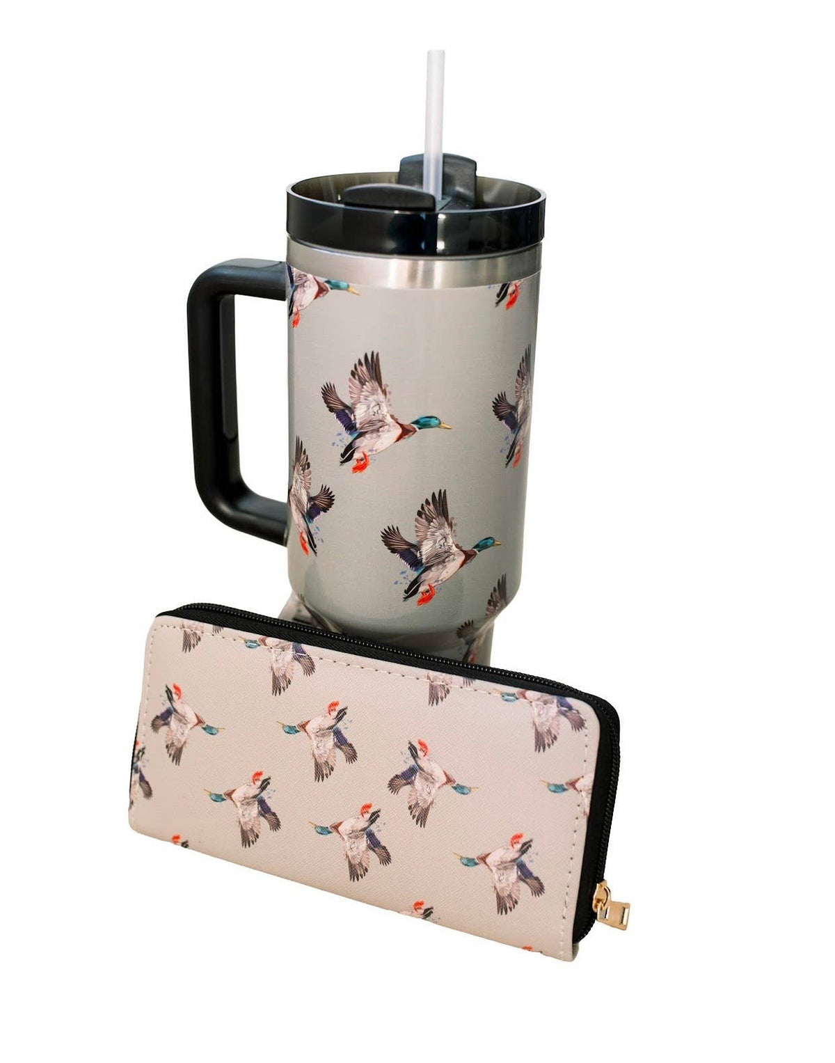 Green Duck Tumbler with Handle
