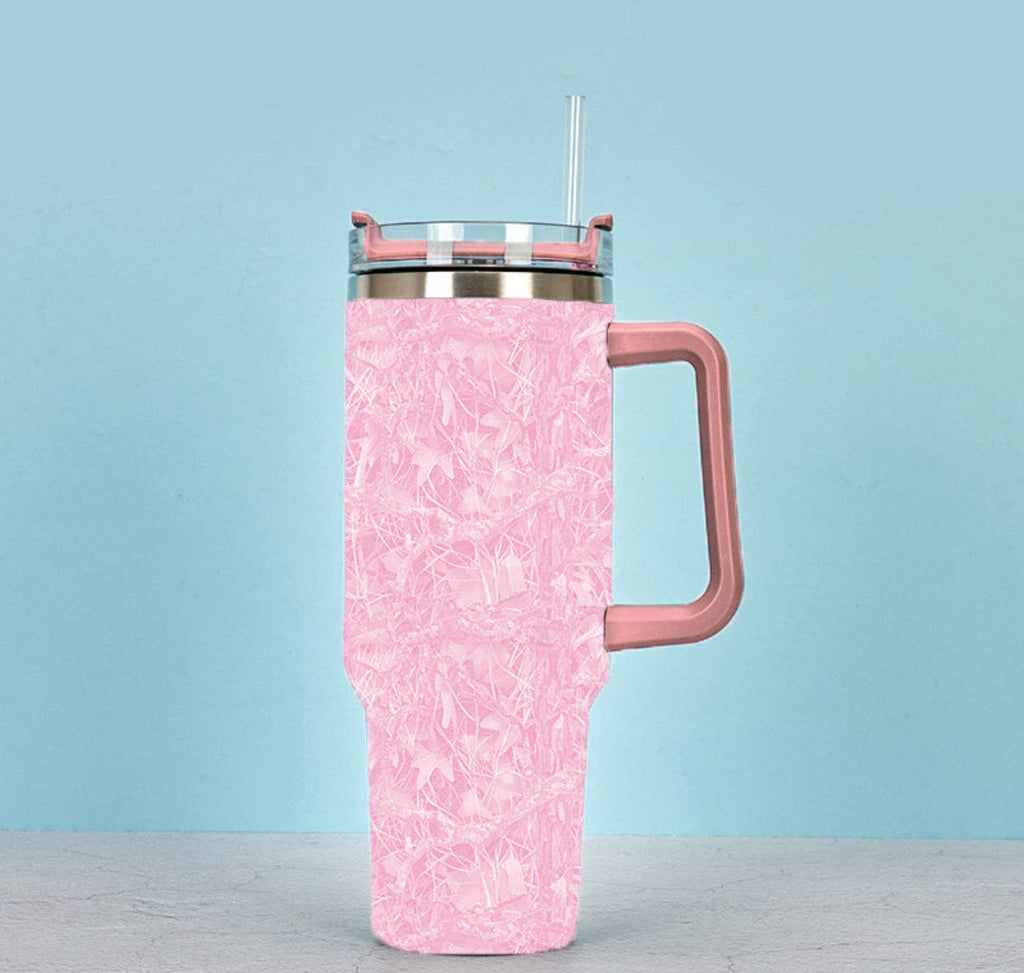 Pink Camo Tumbler 40oz
