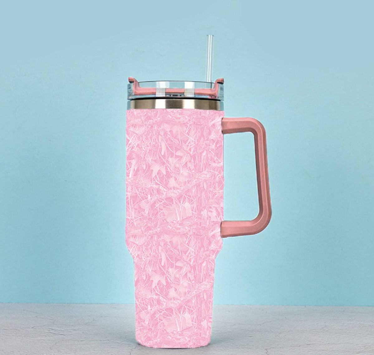 Pink Camo Tumbler 40oz