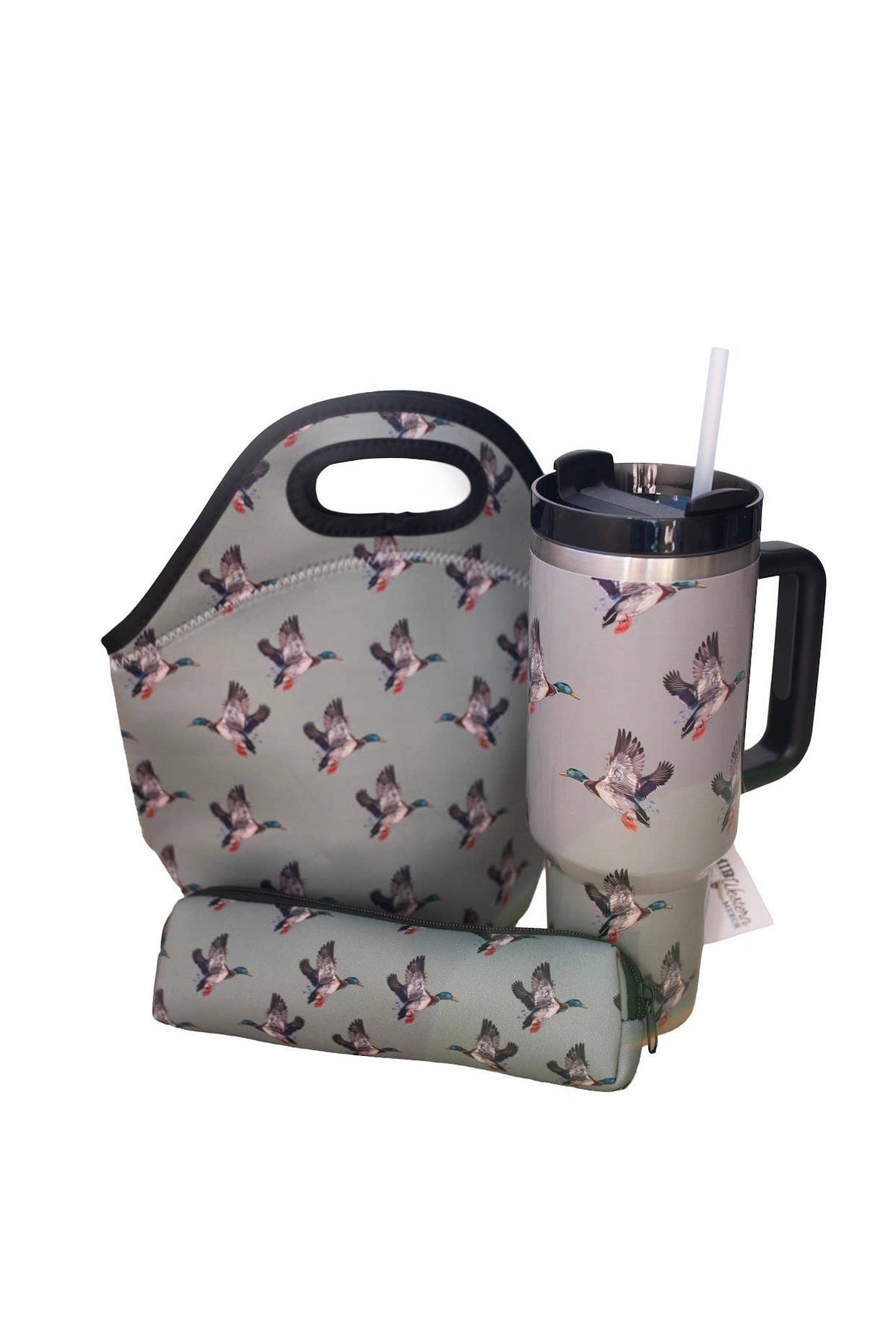 Green Duck Tumbler with Handle
