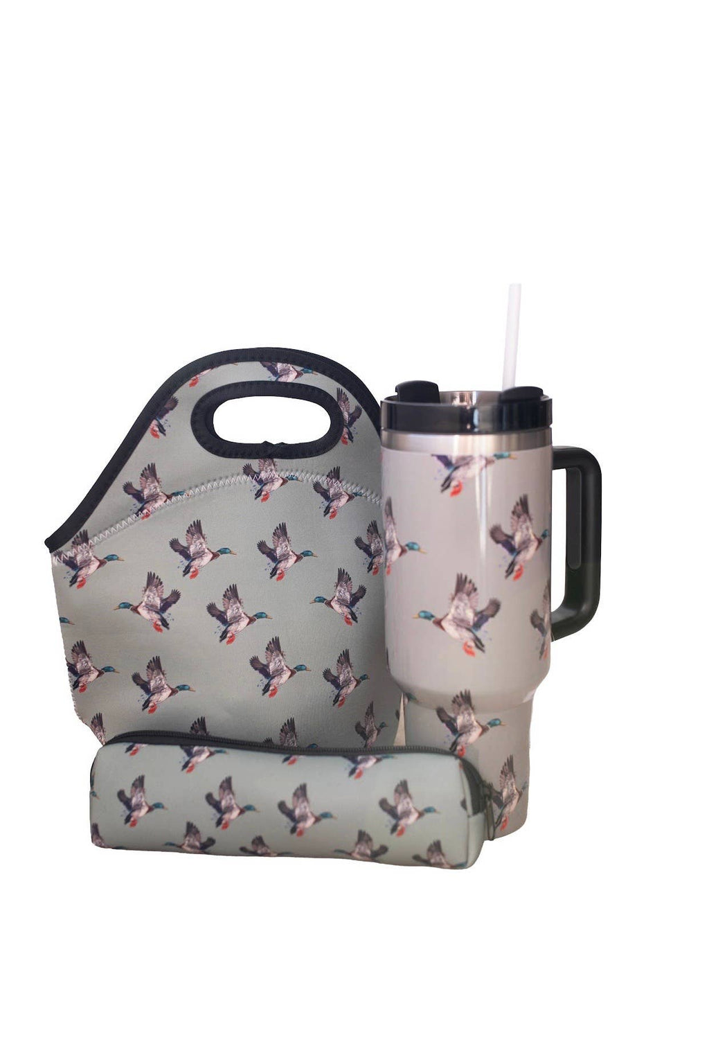 Green Duck Tumbler with Handle