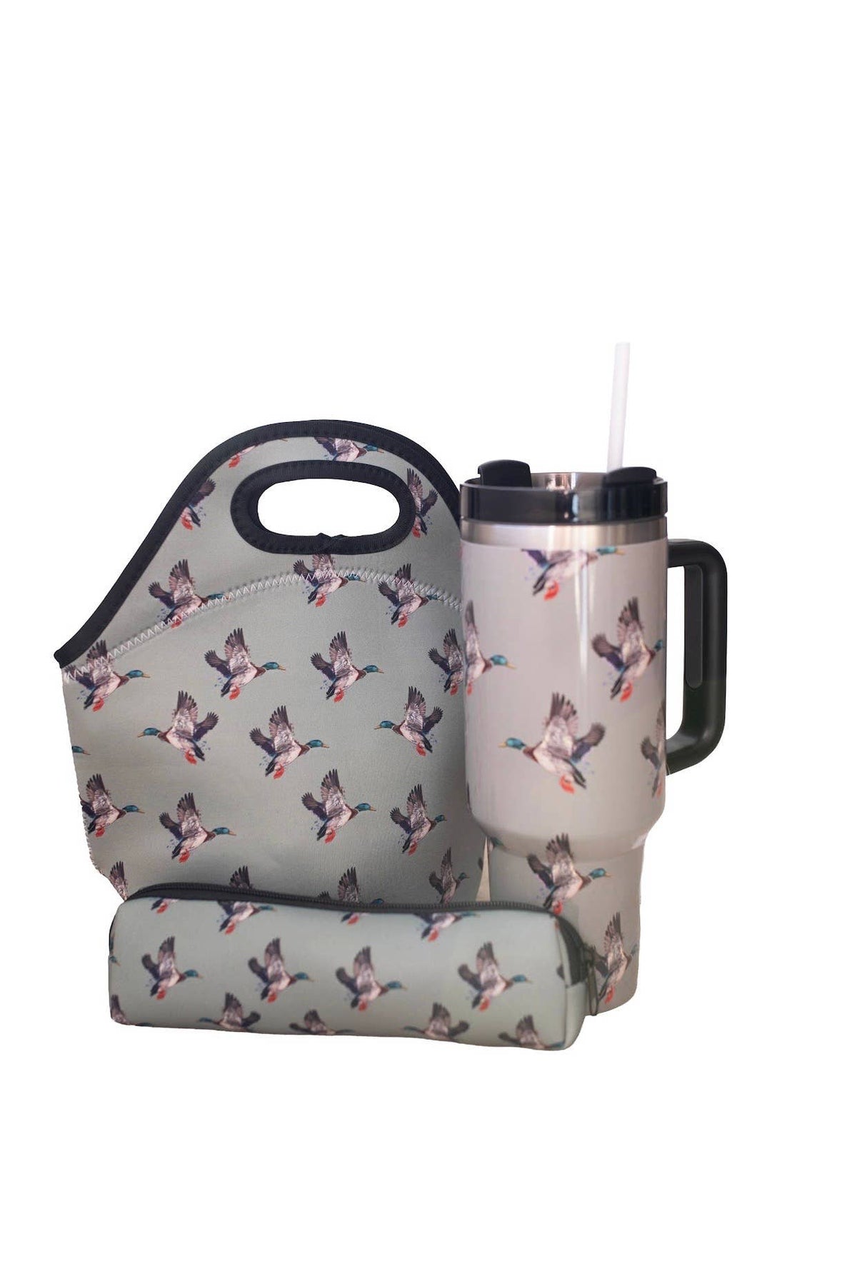 Green Duck Tumbler with Handle