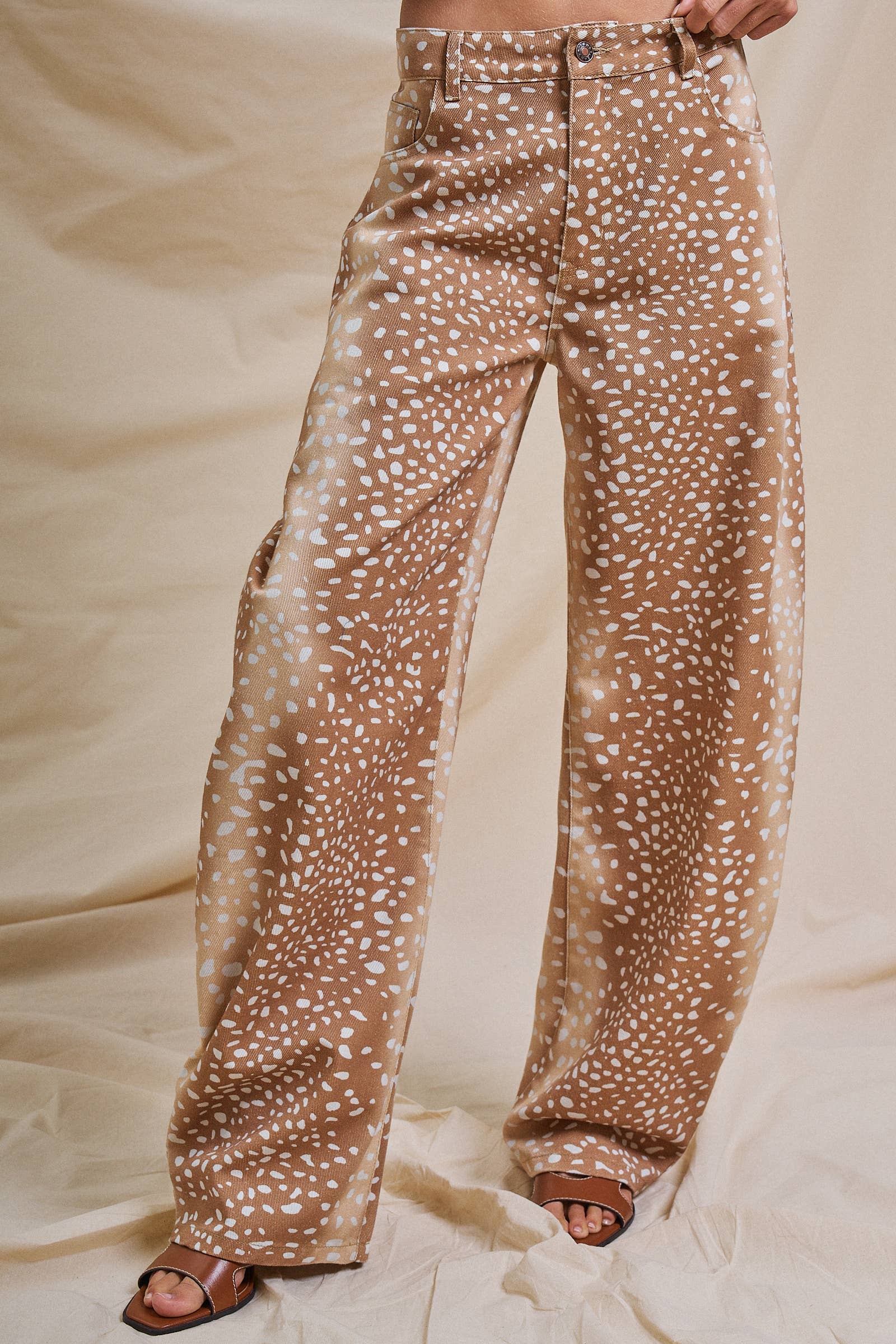 Fawn Over Me Wide Leg Barrel Jeans