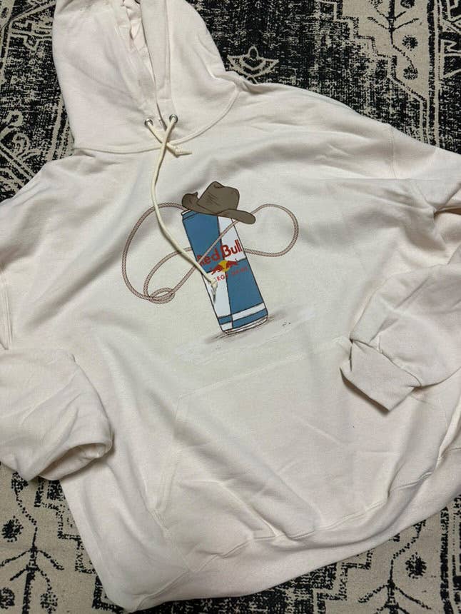 Red-Bullll Cowboy Hoodie 